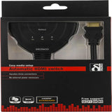 Deltaco 3-Ports HDMI Pigtail Switch - Sort