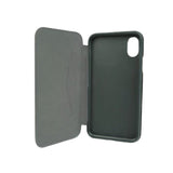 iPhone X / Xs TCF - The Case Factory - Wallet Case Tech Grå