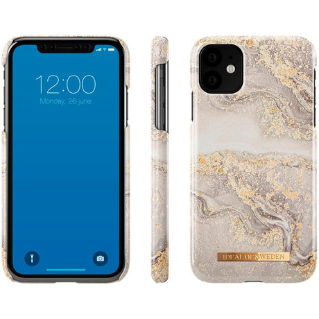 iDeal Of Sweden iPhone 11 motedeksel Sparkle Greige Marble