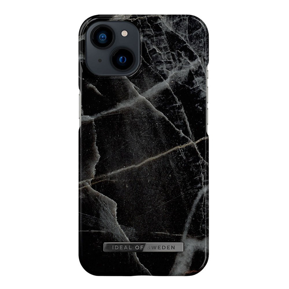 iPhone 14 / 13 iDeal Of Sweden Fashion Case - MagSafe-kompatibel - Black Thunder Marble