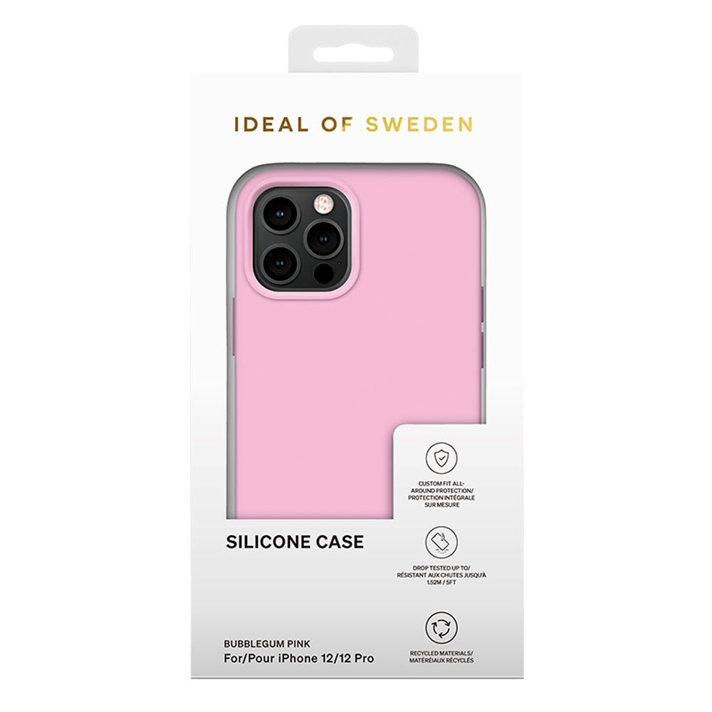 iDeal Of Sweden iPhone 12 / 12 Pro Silikondeksel - Bubblegum Rosa