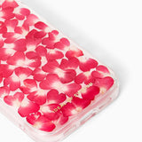 iPhone 14 / 13 iDeal Of Sweden Clear Deksel - Røde Roser