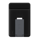 iDeal of Sweden Magnetisk Kortholder med Metal Stander - MagSafe Kompatibel - Sort