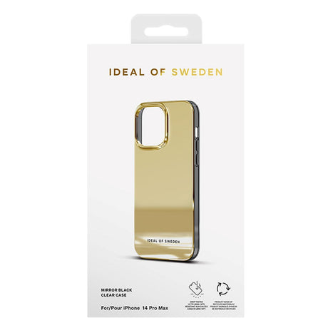 iPhone 14 Pro Max iDeal Of Sweden Speilveske - Mirror Gold