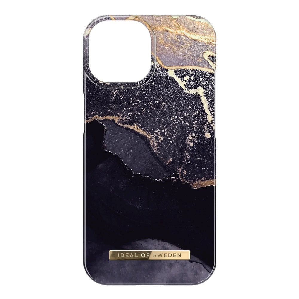 iPhone 15 iDeal Of Sweden Fashion Case - MagSafe-kompatibel - Golden Twilight Marble