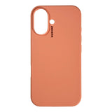 Nudient iPhone 16 Base Silikondeksel - Peach Orange