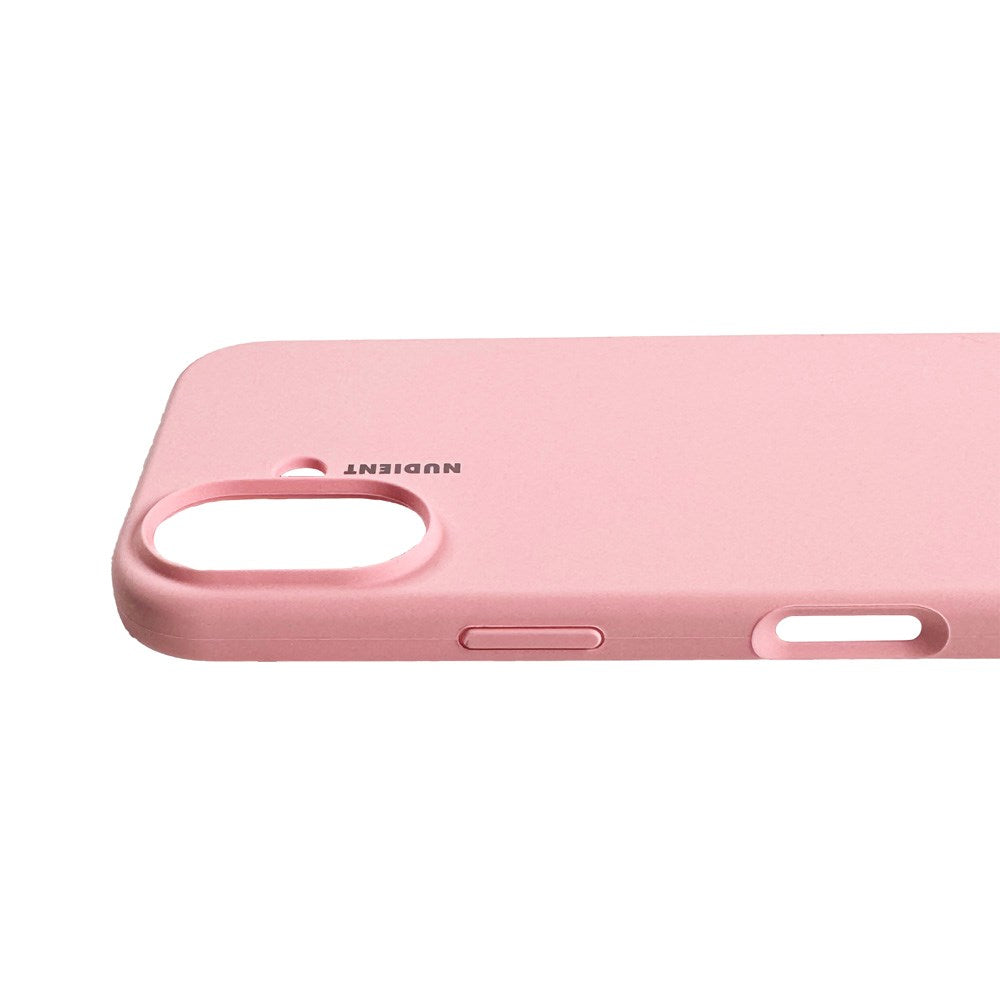 Nudient iPhone 16 Base Silikondeksel - Baby Rosa