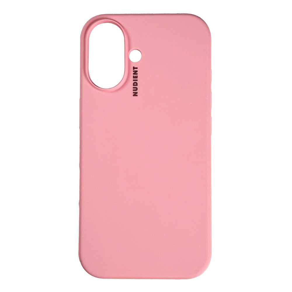 Nudient iPhone 16 Base Silikondeksel - Baby Rosa