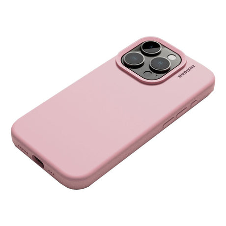 Nudient iPhone 15 Pro Base Silikondeksel - Baby Rosa