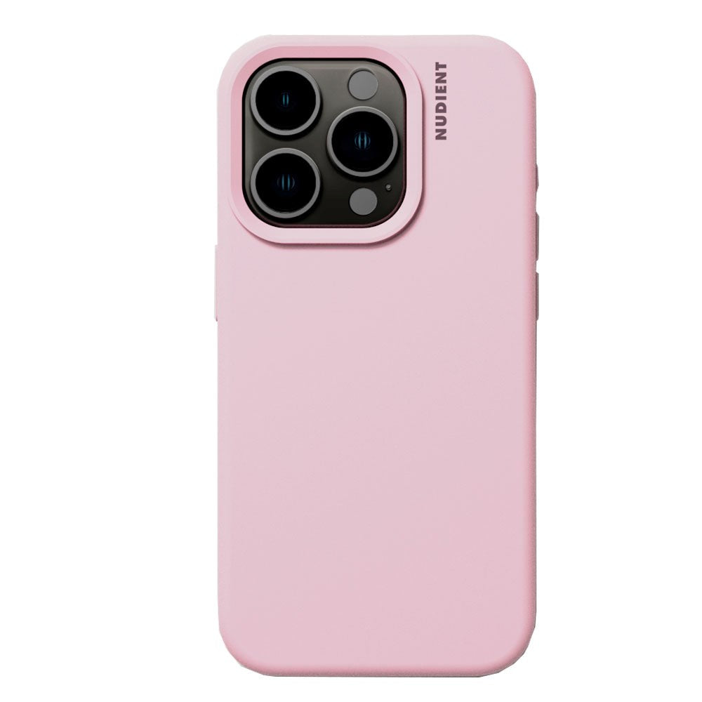 Nudient iPhone 15 Pro Base Silikondeksel - Baby Rosa