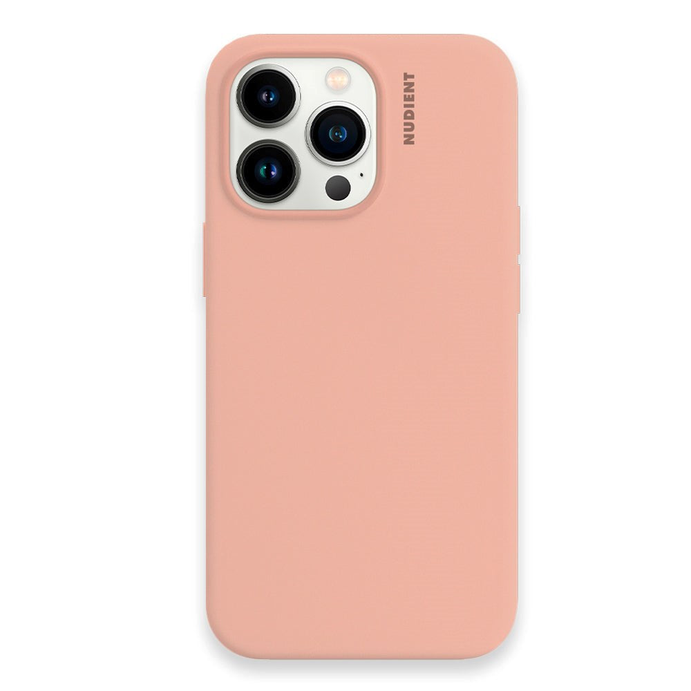 Nudient iPhone 13 Pro Base Silikondeksel - Peach Orange