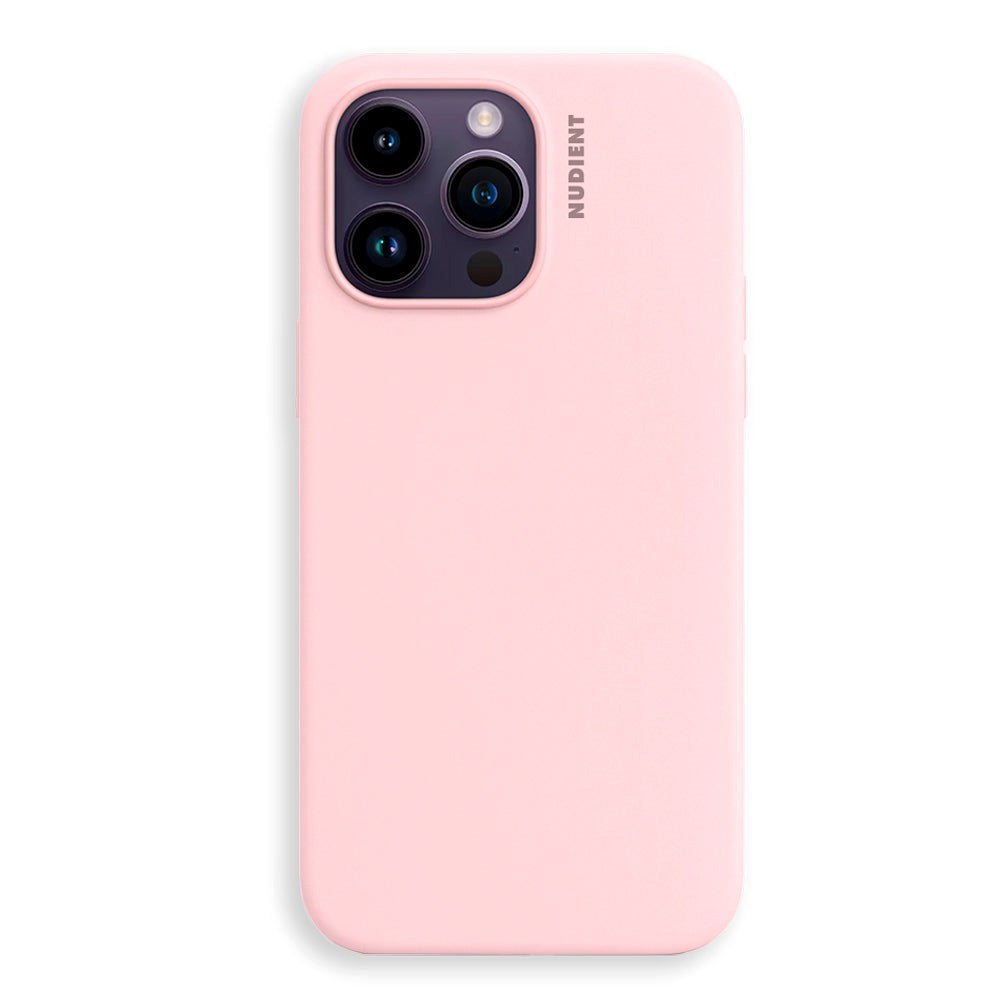 Nudient iPhone 14 Pro Base Silikondeksel - Baby Rosa