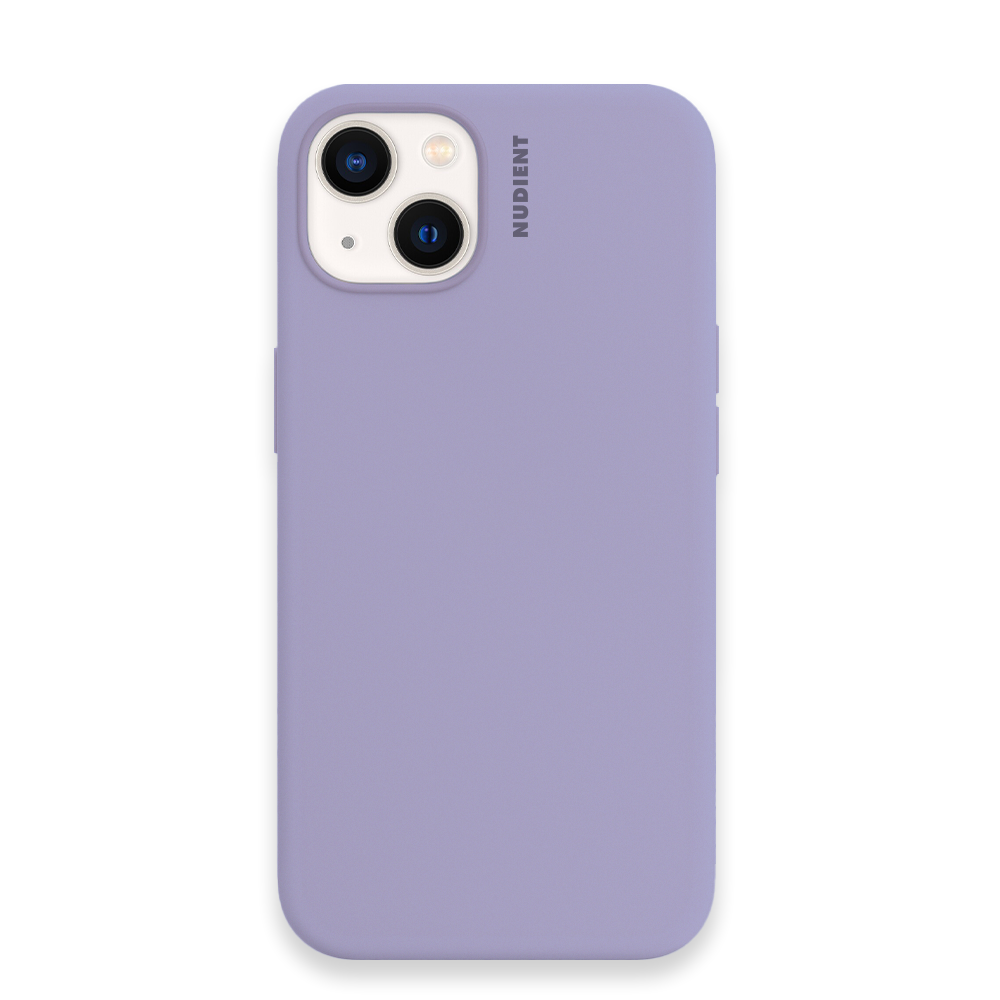 Nudient iPhone 13 Base Silicone Cover - Soft Purple