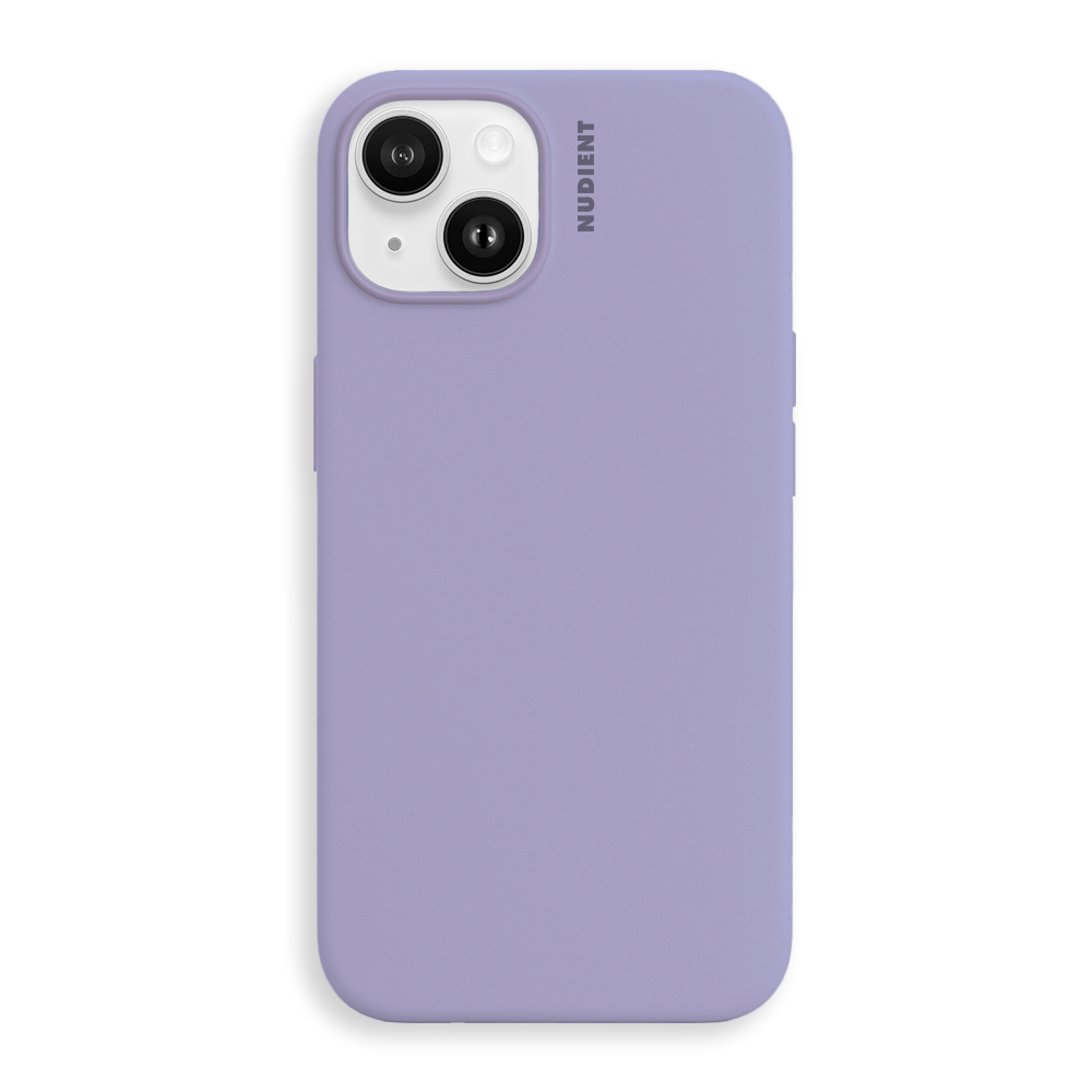 Nudient iPhone 14 Base Silicone Cover - Soft Purple