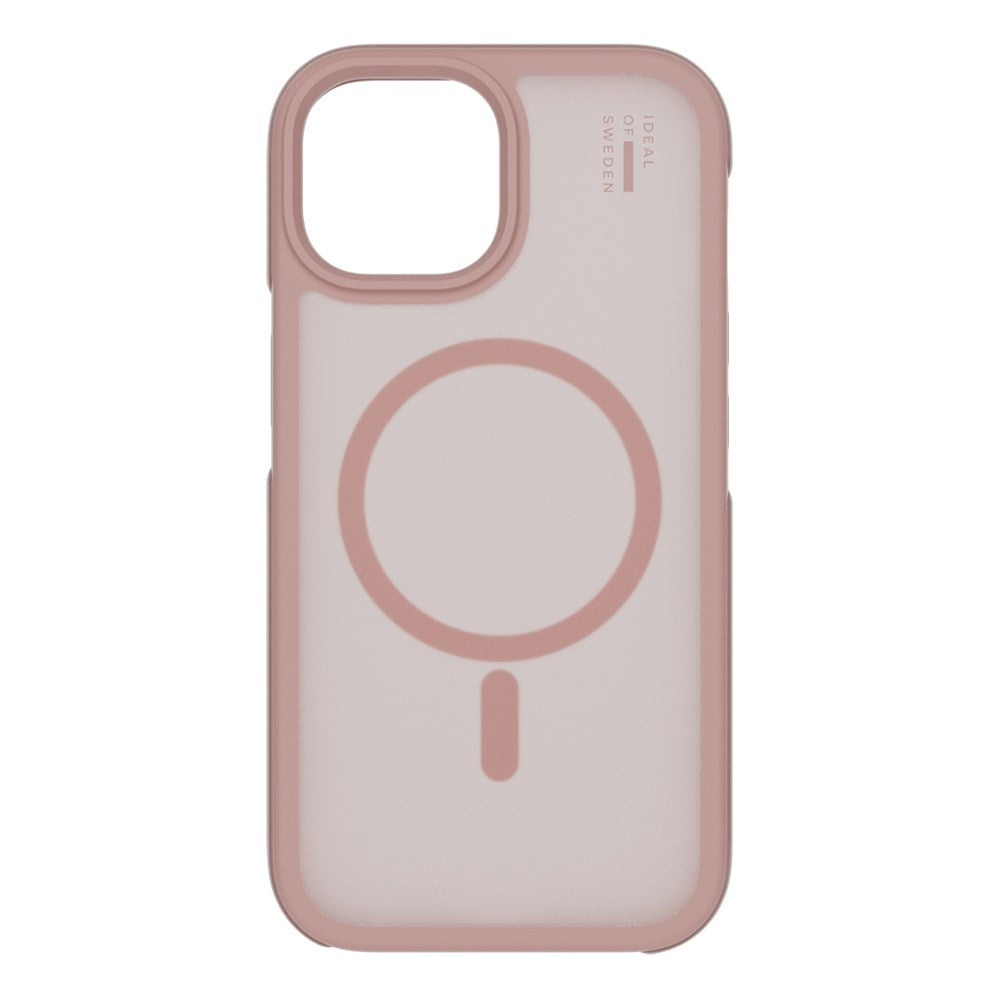 iPhone 15 iDeal Of Sweden Ideal Bumper Deksel - MagSafe-kompatibel - Blush Pink