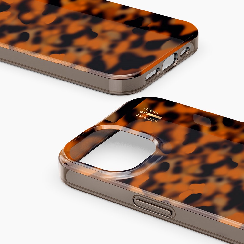iPhone 15 iDeal Of Sweden Clear Deksel - Skilpadde
