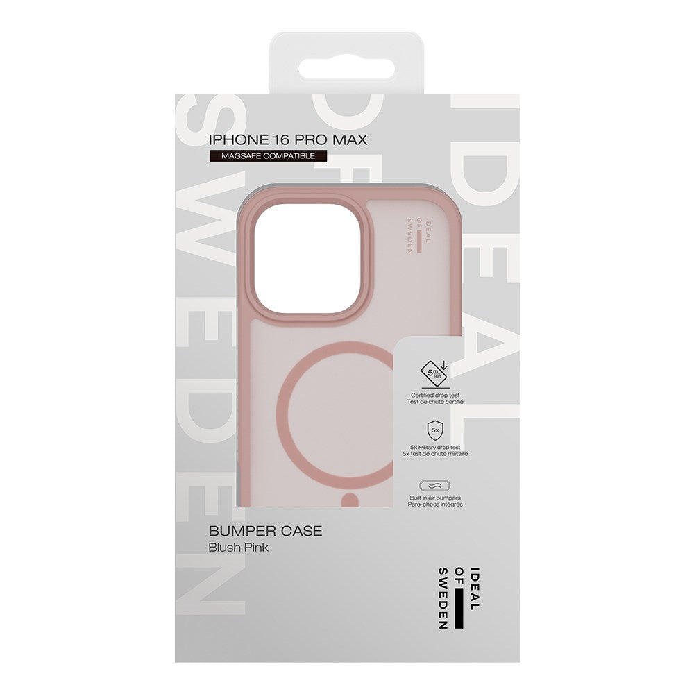 iPhone 16 Pro Max iDeal Of Sweden Ideal Bumper Case - MagSafe-kompatibel - Blush Pink