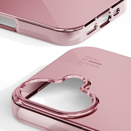 iPhone 16 Plus iDeal Of Sweden Speilveske - Mirror Rose Pink