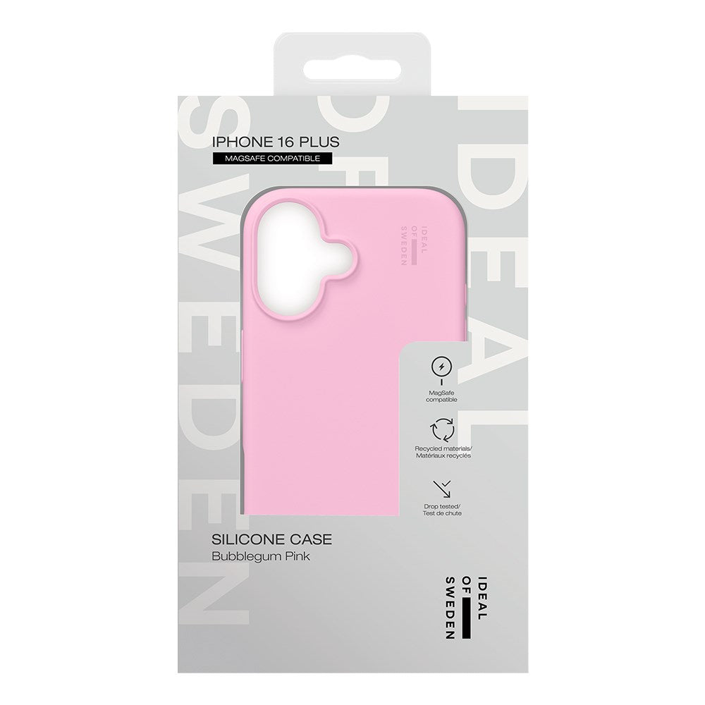 iPhone 16 Plus iDeal Of Sweden silikondeksel - MagSafe-kompatibel - Bubble Gum