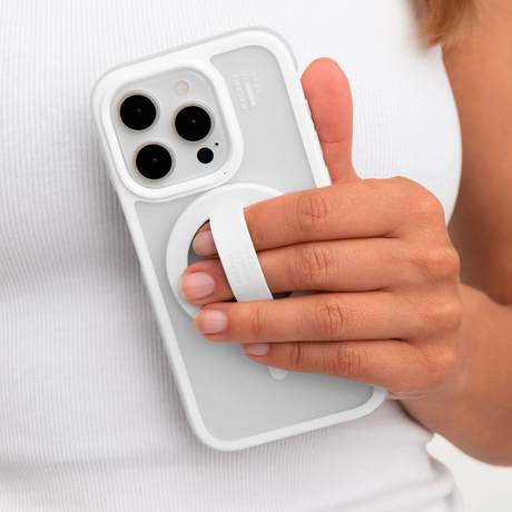 iDeal of Sweden Resirkulert silikonringfeste - MagSafe-kompatibel - Hvit