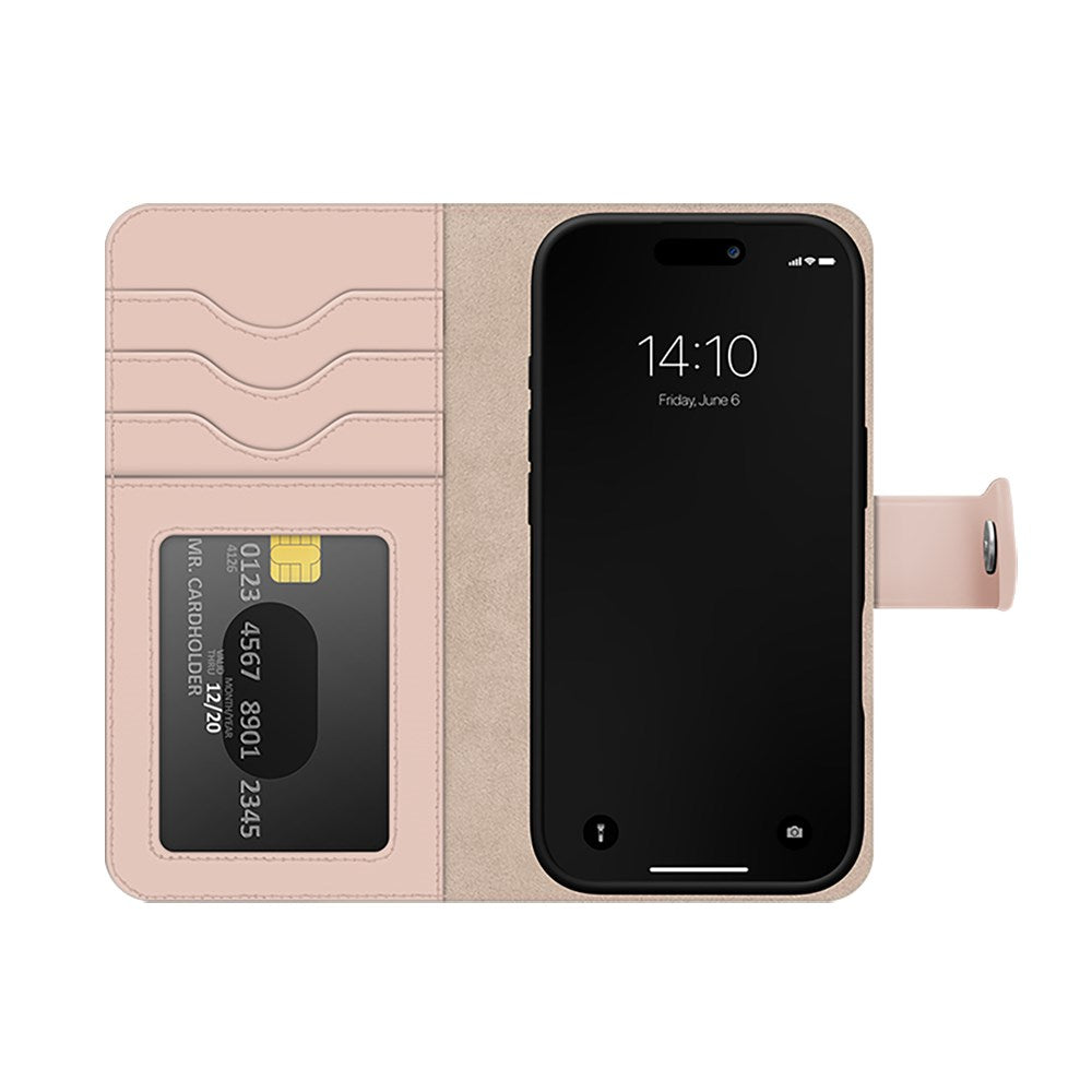 iDeal Of Sweden iPhone 16 Pro Max Magnet Wallet+ Flip Cover - Rosa