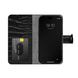 iDeal Of Sweden iPhone 16 Pro Max Magnet Wallet+ Flip Cover - Svart Croco