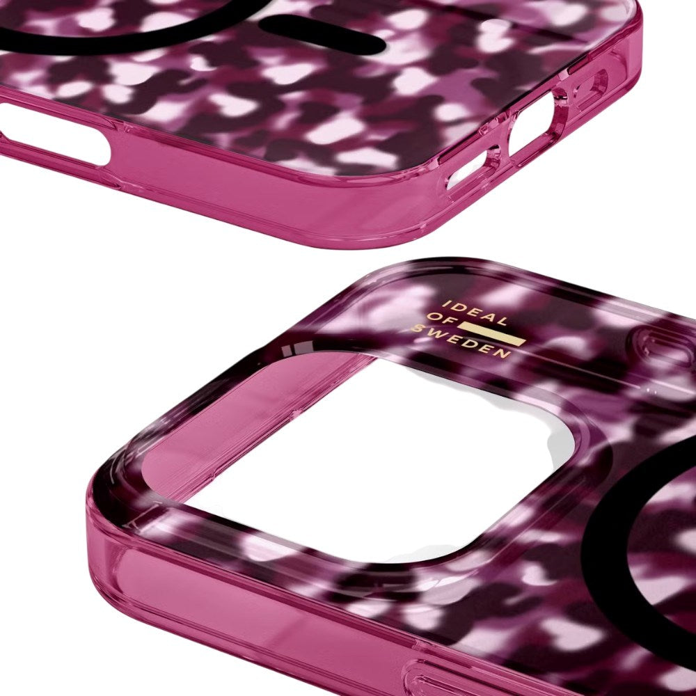 iPhone 16 Pro iDeal Of Sweden Clear Cover - MagSafe Kompatibel - Cherry Crush