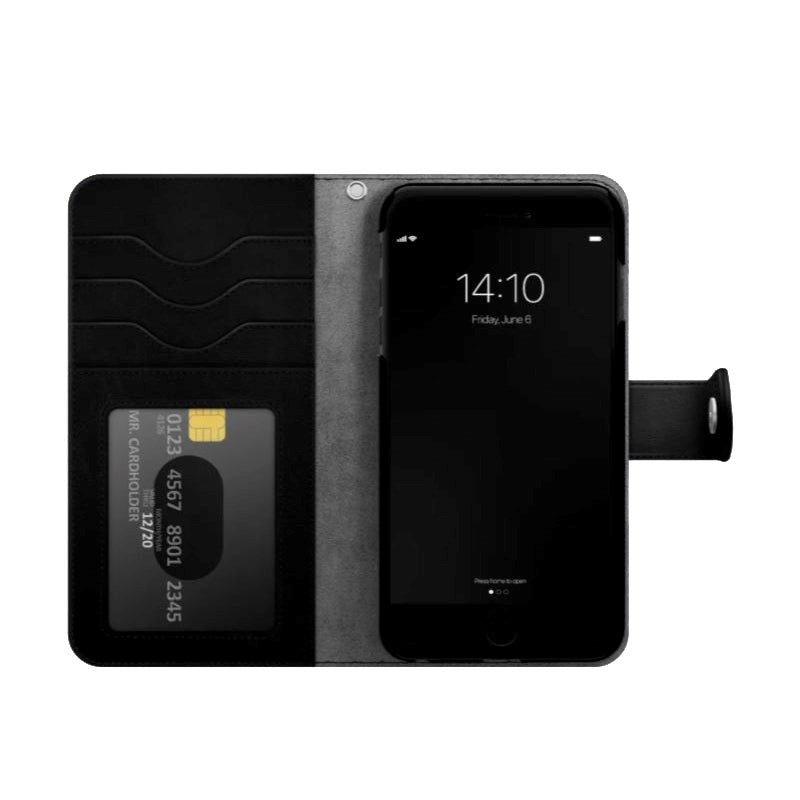 iDeal Of Sweden iPhone SE (2022/2020)/8/7 Magnet Lommebokdeksel - Svart