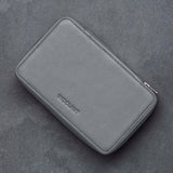 Woolnut Tech Oganizer i Ægte Læder - Grå