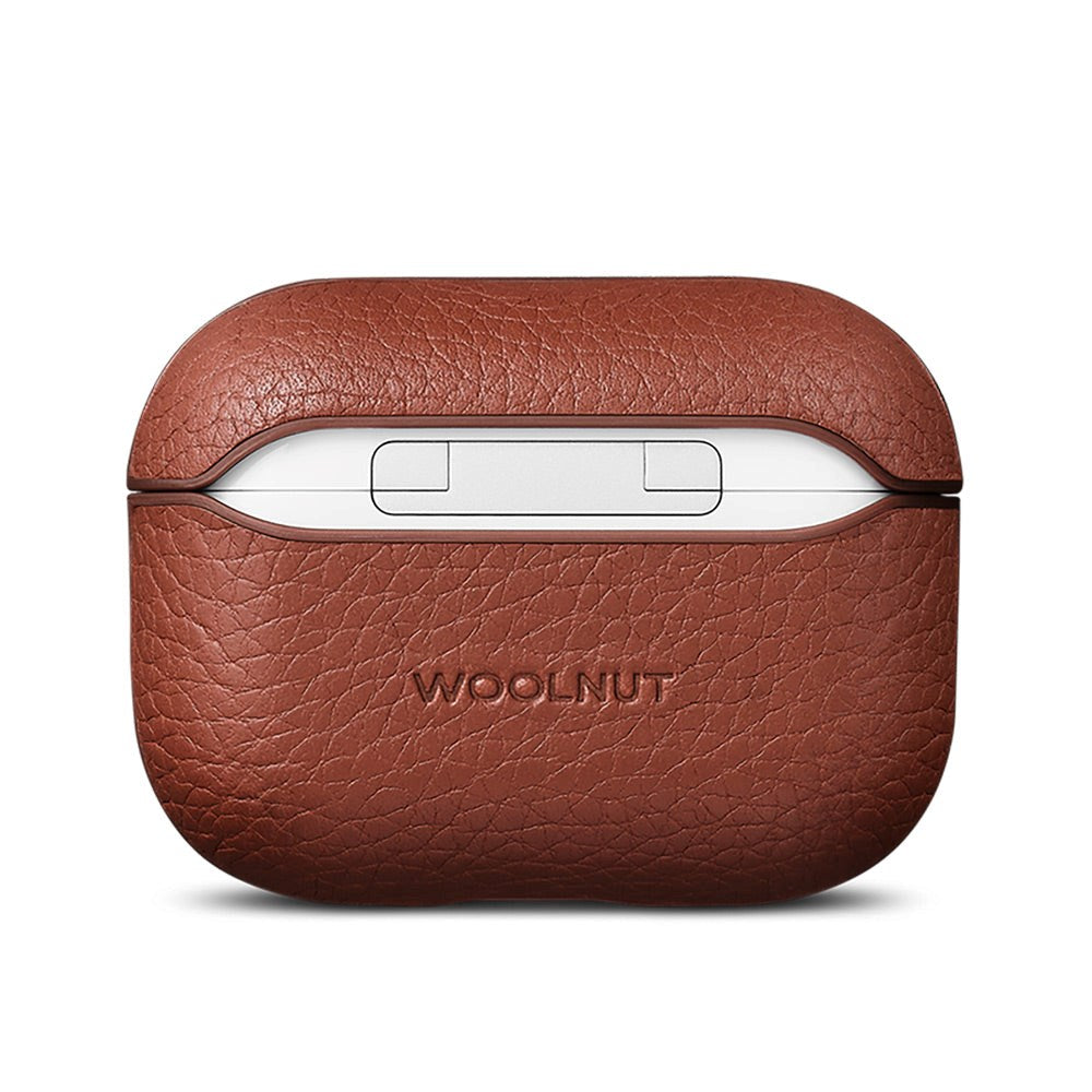 Woolnut AirPods Pro (2. generasjon) ekte lærveske - brun