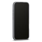 iPhone 16 WOOLNUT Bakdeksel i ekte skinn - MagSafe-kompatibelt - Grå