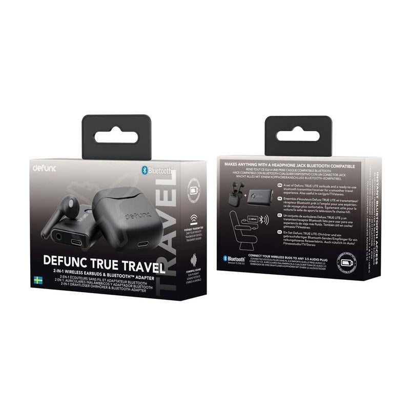Defunc TRUE TRAVEL Trådløse Hovedtelefoner - Sort