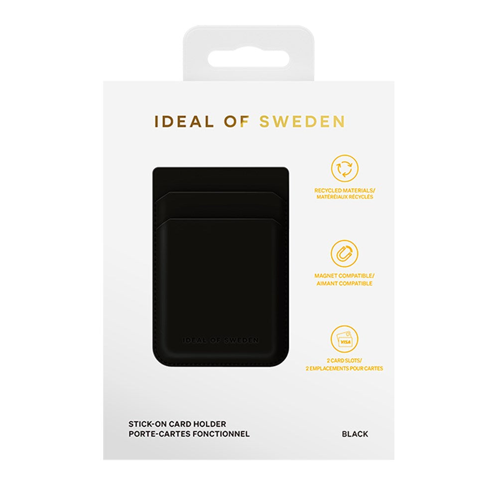 iDeal Of Sweden Stick-On-kortholder - Universal - Svart 