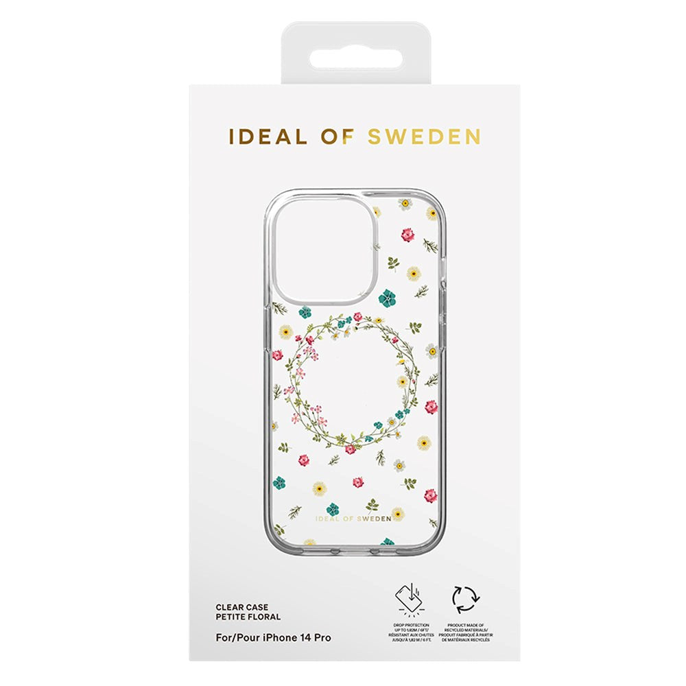 iPhone 14 Pro iDeal Of Sweden gjennomsiktig deksel - Petite Floral