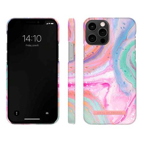 iPhone 12 / 12 Pro iDeal Of Sweden Fashion Case - Pastell Marble