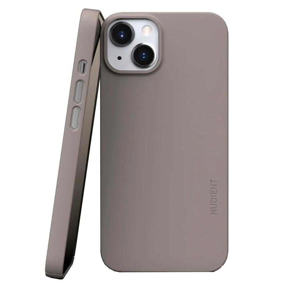 Nudient Thin Case V3 iPhone 13 Bakdeksel - Clay Beige
