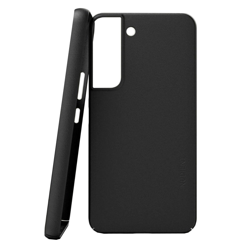 Nudient Thin Case V3 Samsung Galaxy S22 Bakdeksel - Blekk svart