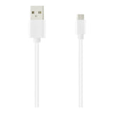 Key USB-A til Micro USB-kabel 10W - 1 meter - Hvit