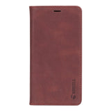 Krusell Sunne 2 Card Folio Lommebok iPhone Xs Max Leather Flip Cover - Rød