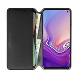 Krusell Pixbo 4 Card FolioCase Samsung Galaxy S10 Leather Flip Deksel - Svart