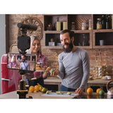 Digipower Follow Me Vlogging Kit w. Stativ for smarttelefon m. Fjernkontroll og mikrofon - Svart