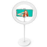 Digipower My Story 10" Ringlys m. Fjernkontroll &amp; Mobilholder - Hvit