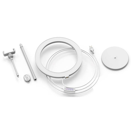 Digipower My Story 10" Ringlys m. Fjernkontroll &amp; Mobilholder - Hvit