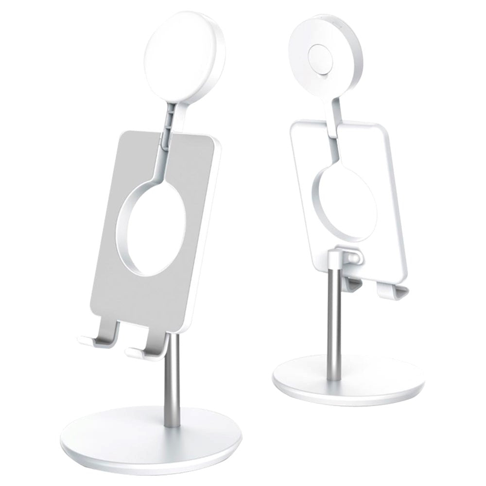 Digipower Shine 3" ringlysstativ for smarttelefon - hvit