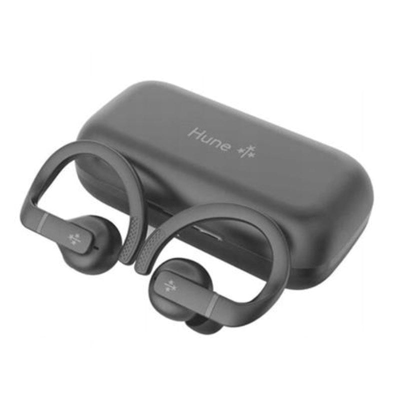 Hune Haba True Wireless Headset m. Ørekrog - In-Ear - Grå