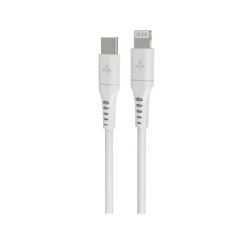 Hune Raiz USB-C til Lightning Kabel - 1 meter - Hvid