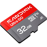 SanDisk 32GB Micro SD Ultra Go Hukommelseskort - Rød / Grå