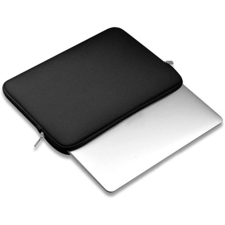 Tech-Protect MacBook / Laptop Neopren-omslag 15-16" (37 x 26 cm) med ekstra lomme - svart