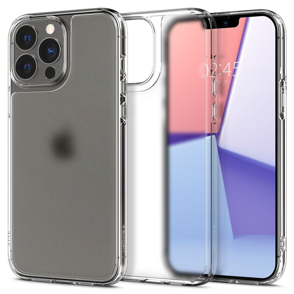 Spigen iPhone 13 Pro Quartz Hybrid-deksel - Matt gjennomsiktig