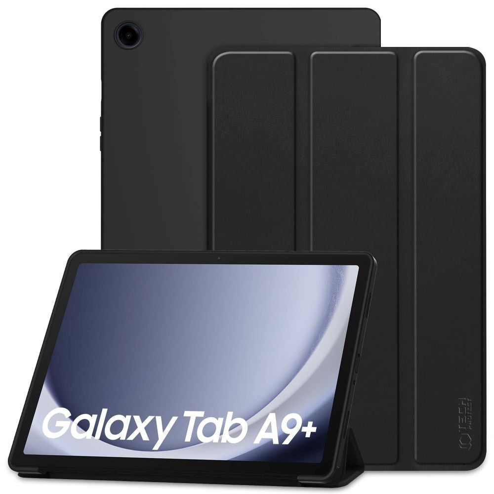 Samsung Galaxy Tab A9+ (Plus) Tech-Protect Smartcase-deksel Tri-fold - Svart